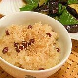 小豆で醤油赤飯